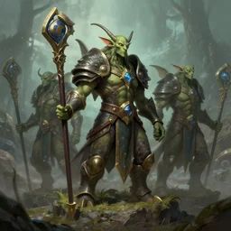 llanowar elves, fantasy art
