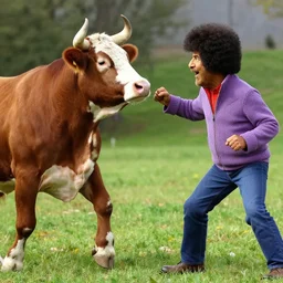 David Bull in an epic battle against Bob Ross
