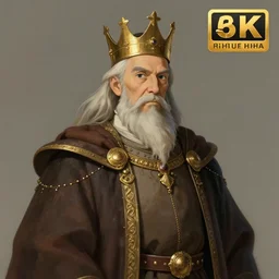portrait of a medieval old king, artstation, elegant, highly detailed, digital painting, concept art, smooth, sharp focus, illustration, art by studio ghibli!!, fujita goro, atey ghailan, tom whalen, 8 k