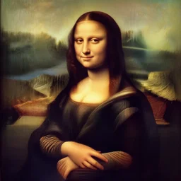 Emma watson as the Mona Lisa by Leonardo da Vinci