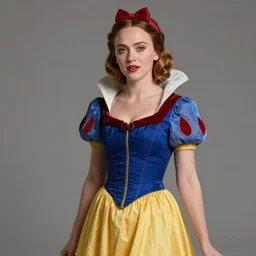 scarlett johansen as snow white, au naturel, hyper detailed, digital art, trending in artstation, cinematic lighting, studio quality, smooth render, unreal engine 5 rendered, octane rendered, art style by klimt and nixeu and ian sprigger and wlop and krenz cushart