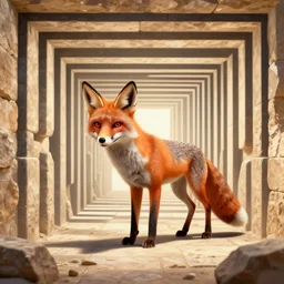 # fox # archeology # jerusalem # opticalillusion # artstation 8 k, octane render - n 9