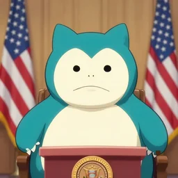 snorlax as president of the united states