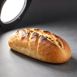 rat bread, food photography, studio lighting, delicious