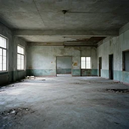 anti nostalgic liminal space empty abandoned space