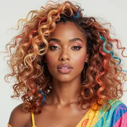 a photo of a black woman, lindsay adler photography, colorful, highly detailed, dreamy, bright