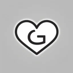 logo g heart outline