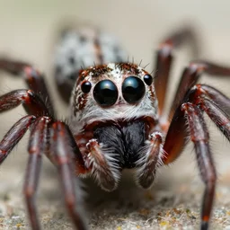 macro photography of spider eyes as black holes to other galaxies