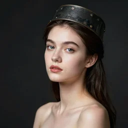 a human body with a bucket head