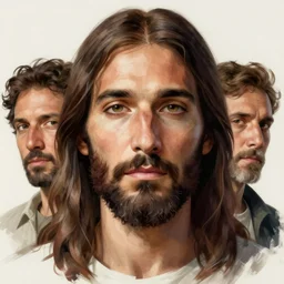 second coming of middle eastern jesus christ, very detailed face, peter mohrbacher, michael whelan, William-Adolphe Bouguereau, Michael Cheval, kay sage, digital art, airbrush, art nouveau, intricate, clear, looming, epic, depth, artstation, highly detailed, blender, Unreal Engine, octane render, vray, 8k