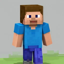 minecraft steve by kentaro miura