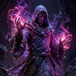 a necromancer pulsing with necrotic energy, art by anton otto fischer, power auras, sigils, tattered cloth robes, substance 3 d painter, pbr textures, physical based rendering, cinematic, hyper realism, high detail, octane render, unreal engine, 8 k, vibrant colors, smooth gradients, high contrast, depth of field, aperture f 2. 8