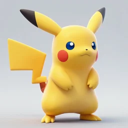 pokemon with blue eye , 3d render , 4k