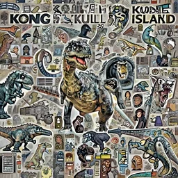 movie Poster Tom cruise vs carnivore dinosaur, Tyrannosarus Rex, from kong skull Island (2017), from jurassic World (2015), from pacific rim (2013) from King kong (2005), trex from godzilla (2014), cgsociety, ArtStation, by Frank frazetta, by drew struzan, alosaurus, spinosaurus, velociraptor