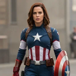 Kate Beckinsale as Captain America