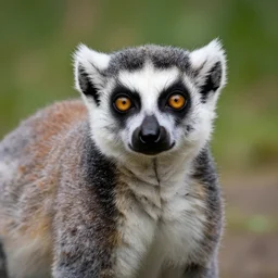 a feline lemur - cat - hybrid, animal photography