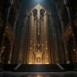 The Hall of the Fallen, dramatic lighting, intricate, cinematic, featured on artstation