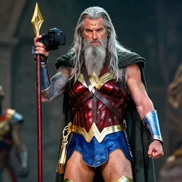 gandalf wonder woman, dlsr photo