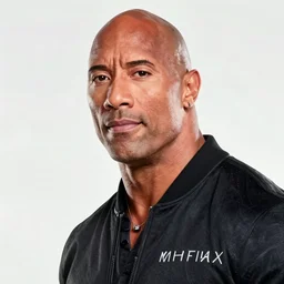Dwayne Johnson in the matrix, sci fi character portrait by Greg Rutkowski, Craig Mullins
