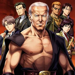 anime portrait of Joe Biden as a muscular sith Palpatine anime boy by Stanley Artgerm Lau, WLOP, Rossdraws, James Jean, Andrei Riabovitchev, Marc Simonetti, and Sakimichan, trending on artstation