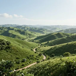 majestic landscape, 8 k, lumion render