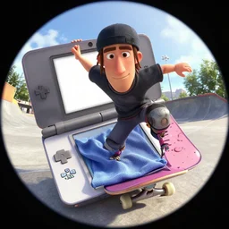 tony hawk, 3 ds max animation, redshift render, realistic, cloth sim, fisheye, skater xl, skatrix 4 k