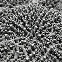 coral patterns, black and white, texture, heightmaps, deep of field
