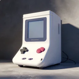 late late modernist game console, exterior photo