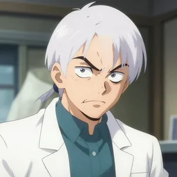 tyler, a mad scientist, anime, evil, crazy
