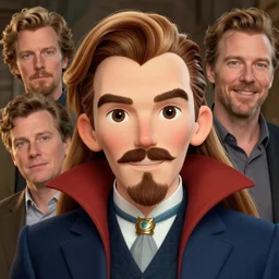 a highly detailed cute portrait of stephen strange, james gurney, james jean