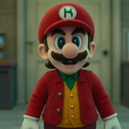 film still of Waluigi as joker in the new Joker movie
