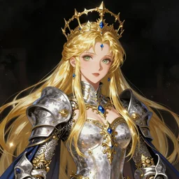 Alchemy Imperial Princess knight gothic girl . By yoshitaka amano, highly detailded