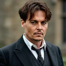 Johnny Depp in Peaky Blinders very detail 4K quality super realistic