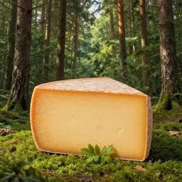 a forest made of cheese
