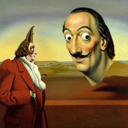walle in the style of salvador dali