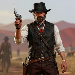 Gérard Depardieu in red dead redemption 2 4K quality
