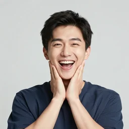 the human body expression for happiness