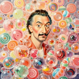 candy bubbles cream cakes by artgerm, beeple, dali, bernardi, elson, gric, mcquarrie, lacoste, rhads, mccall, rodney matthews, gonsalves, walotsky, shiki, ishinomori, aivazovsky, stella, stephanie law, syd mead. artstation, award, masterpiece, intricate, translucent