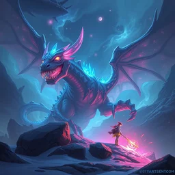 rathian sakura boss of monster hunter world iceborn worldboss guild raid digital painting bioluminance alena aenami artworks in 4 k design by lois van baarle by sung choi by john kirby and artgerm style pascal blanche and magali villeneuve