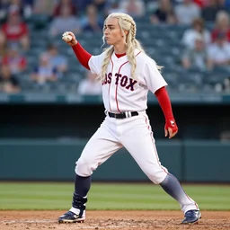 daenerys targaryen in a boston red sox uniform