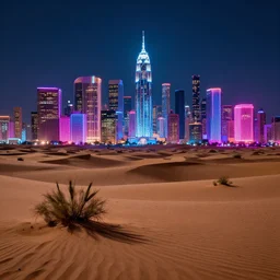 neon city, desrt