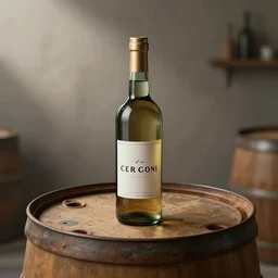 rum bottle on barrel, sketch, ultra high quality, 8k, cinematic