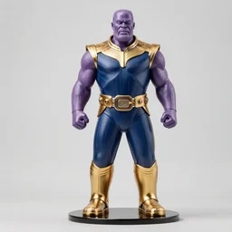 statue of Thanos made by Jeff Koons 4K photo