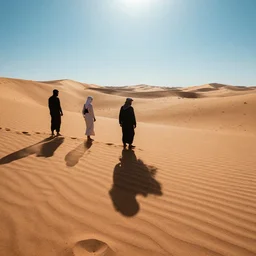 shadow warriors in the desert