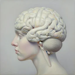 brain fog mind, oil painting, pale colors, high detail, 8 k, wide angle, trending on artstation,