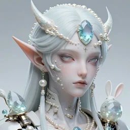 maximalist detailed male gemstone elemental portrait by adoryanti, machine. delusions, holosomnia, electrixbunny, rendered in discodiffusion. decorated with pearls and gems, behance hd. by wlop, rhads, makoto shinkai, ilya kuvshinov, igor goryunov artgerm. ray tracing hdr polished sharp
