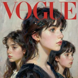 beautiful young, anime jewish, israeli, latina, vogue magazine, elle magazine, greg rutkowski, john singer sargent, trending on artstation, anime, oil painting, 3 / 4 pose, headshots, looking right, intricate