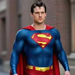 tobey maguire in a superman costume