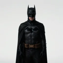 minimalist movie poster, bryan cranston as batman