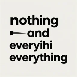 nothing and everything, 4k